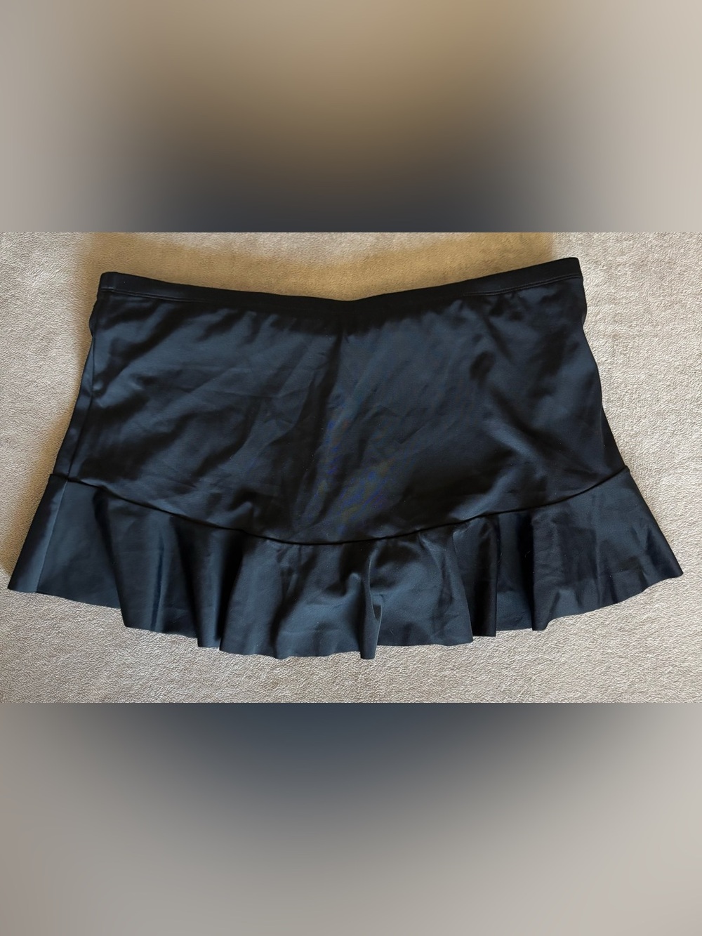 Athleta Black Ruffle Swim Skirt - Picture 2 of 6